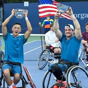 Gustavo Fernández es campeón del dobles adaptado en el US Open