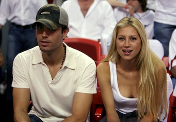 La pareja formada por Kournikova