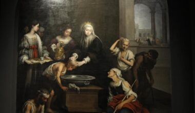 La tromba de agua anega la sala de los murillos del Museo de Bellas Artes de Sevilla