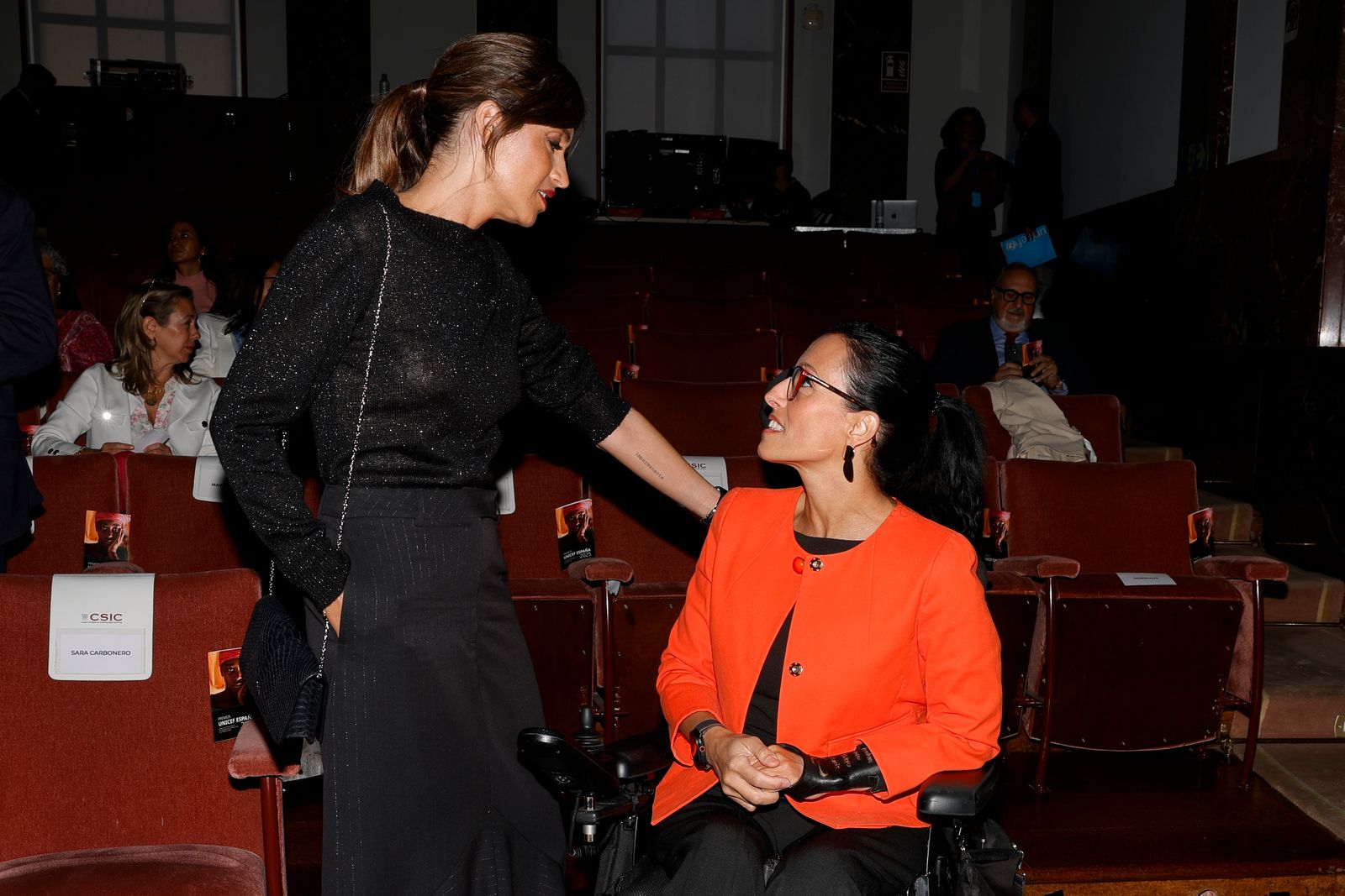 Sara Carbonero y Teresa Perales.