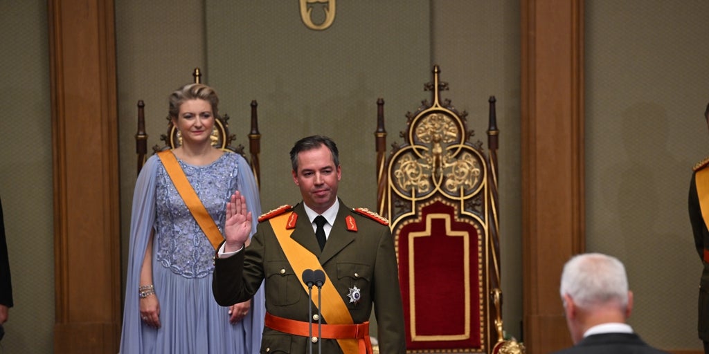 Las imágenes de Guillermo de Luxemburgo en su proclamación como Gran Duque