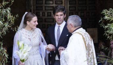 De los duques de Huéscar a Ágatha Ruiz de la Prada: la boda de Fernando Palazuelo (hermano de Sofía) y la actriz Micaela Belmont