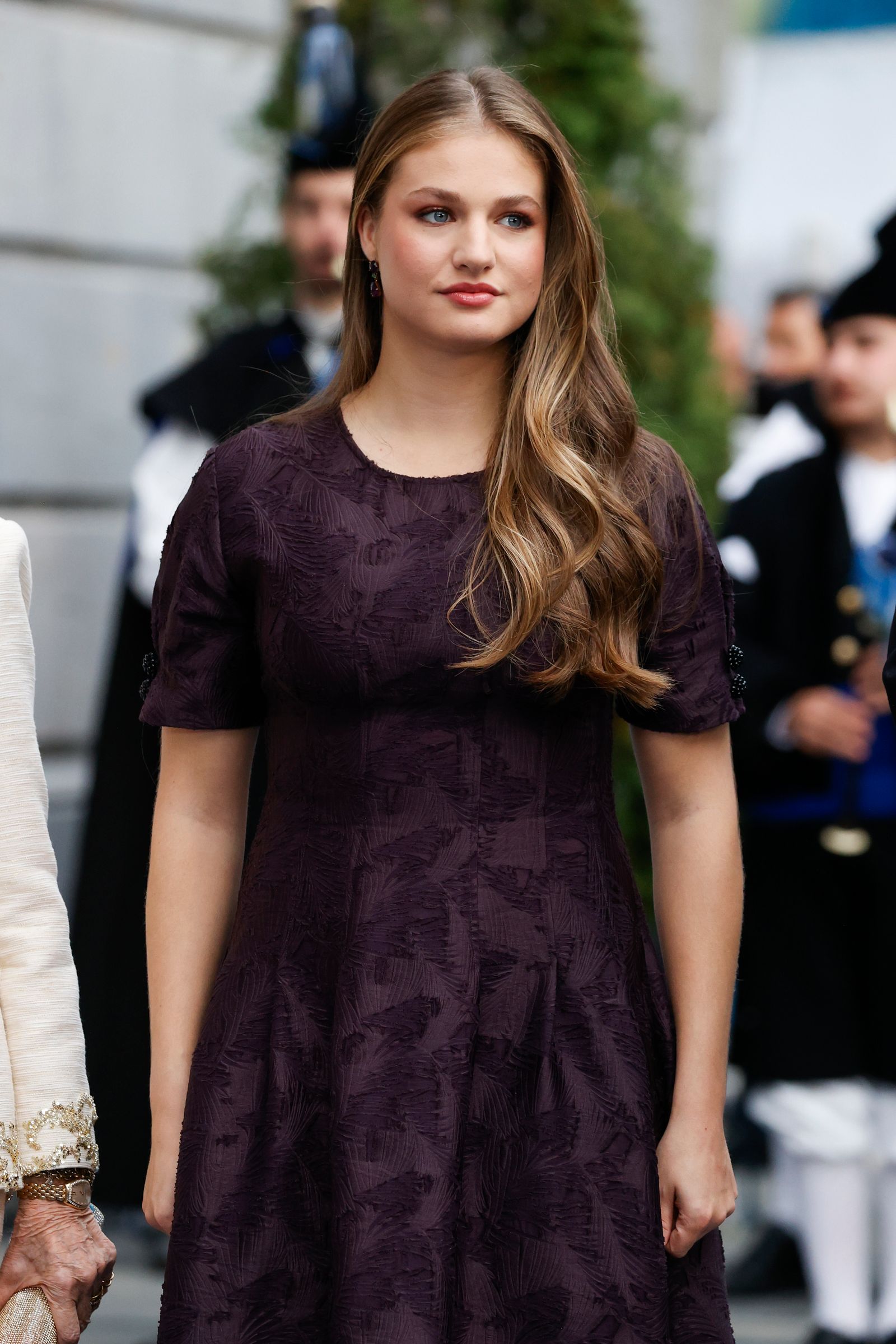 La princesa Leonor a su llegada a los Premios Princesa de Asturias 2025