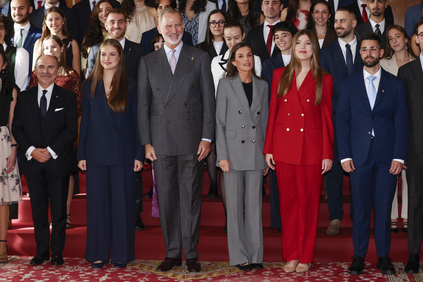 Los Reyes la Princesa Leonor y la Infanta Sofía.