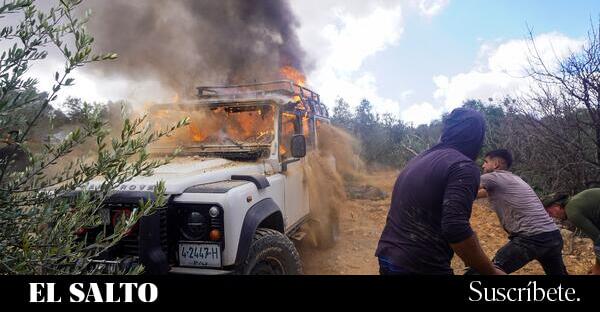 Colonos y soldados sionistas atacan la recolección de aceitunas al sur de Nablus - El Salto