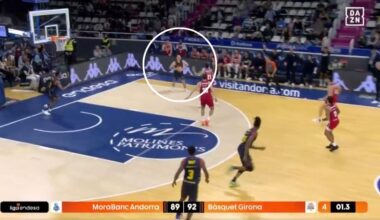 La kilométrica canasta de Rafa Luz para forzar la prórroga en la victoria del MoraBanc Andorra (Vídeo)