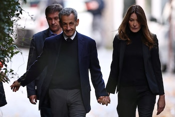 Carla Bruni visitó a Sarkozy