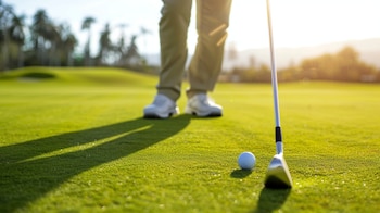 El golf combina ejercicio físico,