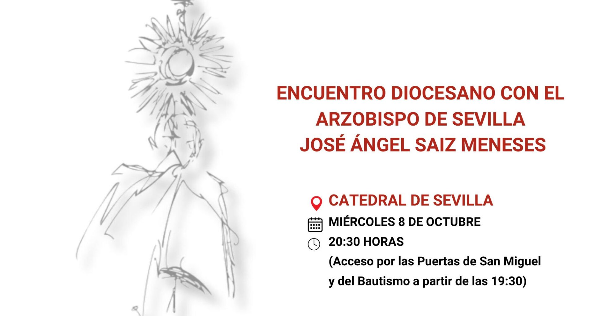 ESTA TARDE SIGA EN DIRECTO LA ADORACIÓN EUCARÍSTICA DE EMAÚS, EFFETÁ Y BARTIMEO EN LA CATEDRAL