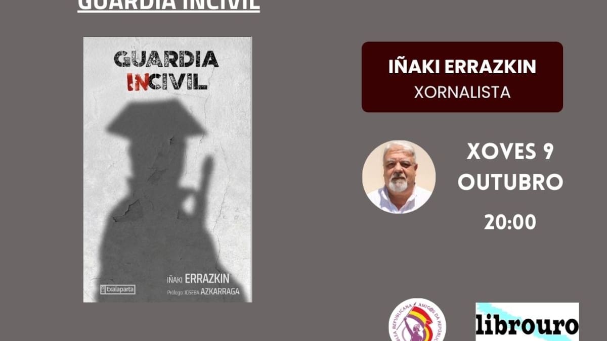 El periodista Iñaki Errazkin presenta su libro "Guardia Incivil" en Vigo | Hora 14 Vigo