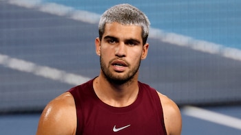 El tenista español Carlos Alcaraz