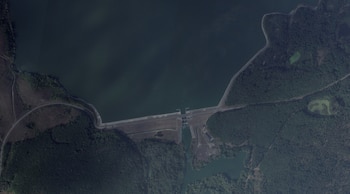 Una imagen satelital muestra una