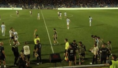 Unionistas condena el comportamiento de un aficionado contra el banquillo del Celta Fortuna