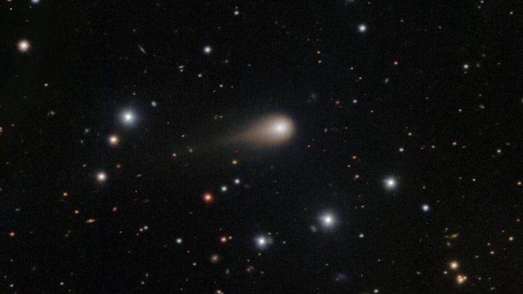 El Observatorio Gemini Sur en Chile capturó esta foto del cometa interestelar 3I / ATLAS en julio