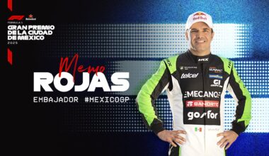 ¡Leyenda al volante! Memo Rojas Jr. es el nuevo embajador del México GP 2025