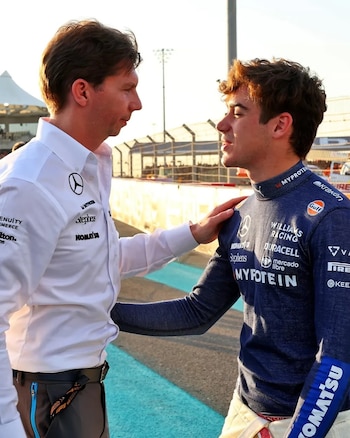 James Vowles y Franco Colapinto