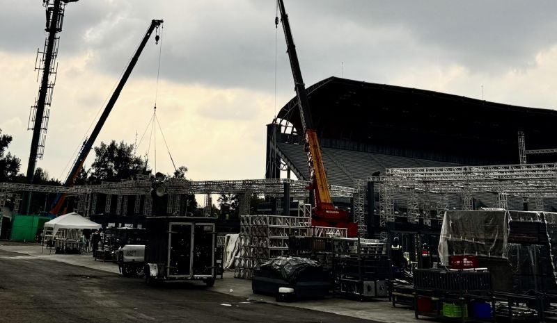 Trabajo en el AHR para el GP de México 2025