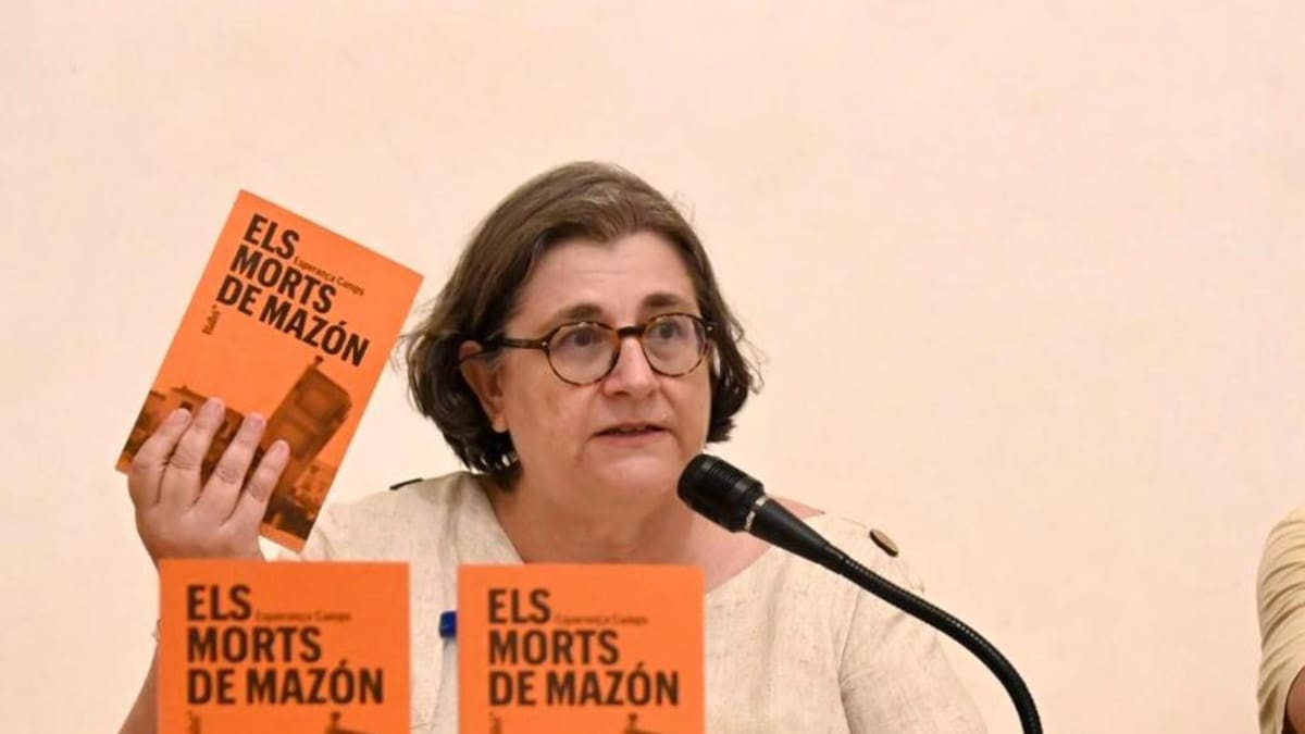 "Els morts de Mazón" de Esperança Camps, el primer libro sobre la tragedia del 29 d'octubre | Ocio y cultura