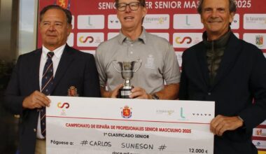 El grancanario Carlos Suneson, brillante campeón de España Senior de golf