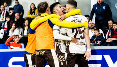 CRÓNICA | Miloš Luković rescata un punto en El Alcoraz (1-1)