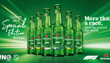 Heineken celebra la Fórmula 1 con una colección inspirada en los circuitos