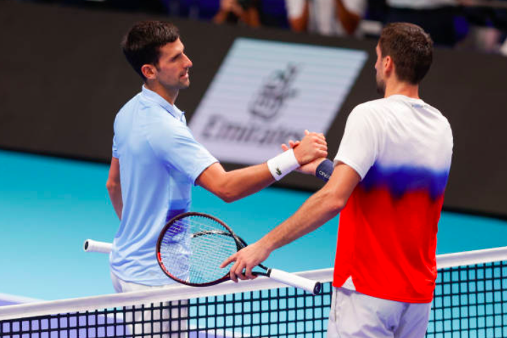 Último enfrentamiento entre Novak Djokovic y Marin Cilic. Fuente: Getty