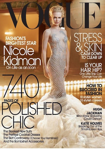 Nicole Kidman con un vestido