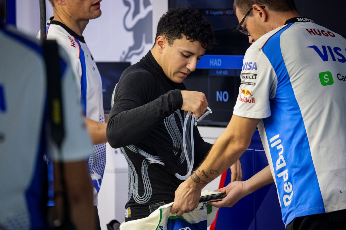 Isack Hadjar confía en sus posibilidades en Singapur: "Sin duda, es un coche que puede aspirar a la Q3"