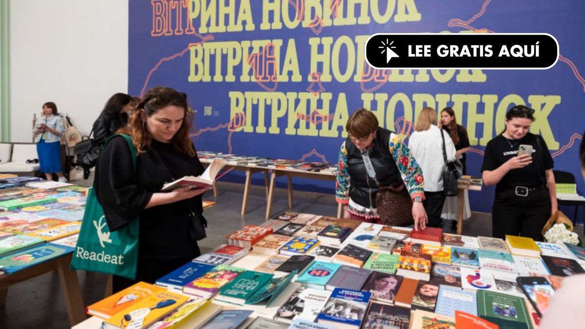 En la feria del libro de Kiev con Héctor Abad Faciolince