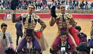 Ginés Marín y Joaquín Galdós, puerta grande en Cajabamba