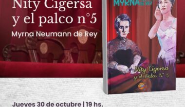 Presentación de la novela “Nity Cigersa y el Palco Nº5” en el Instituto de Cultura