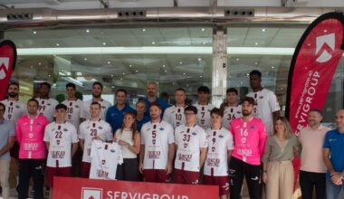 Hoteles Servigroup luce ya en las equipaciones del balonmano benidormense