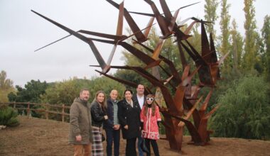 Santa Marta estrena su quinta pieza de Arte Emboscado: una espectacular 'bandada' de aves