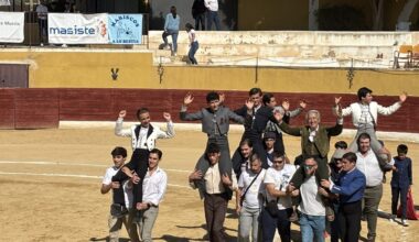 Todos a hombros en Torre Pacheco, éxito del II Encuentro de Escuelas Taurinas en la Región de Murcia