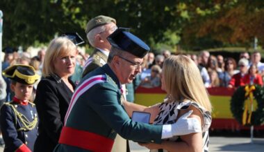 Todas las imágenes del desfile y el acto por el Día del Pilar en León