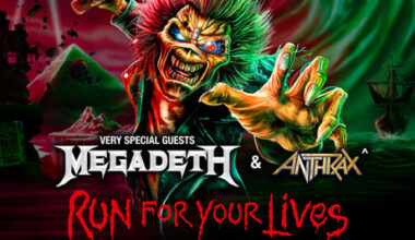 IRON MAIDEN anuncian la gira norteamericana “Run For Your Lives” con MEGADETH y ANTHRAX de teloneros