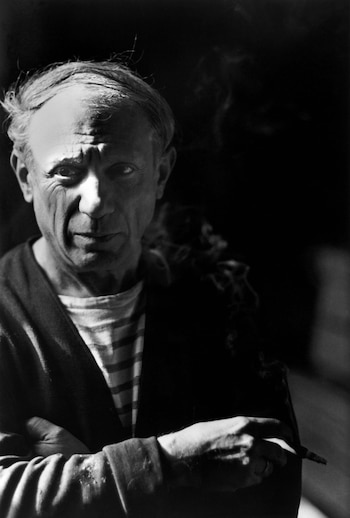Pablo Picasso fotografiado por Robert