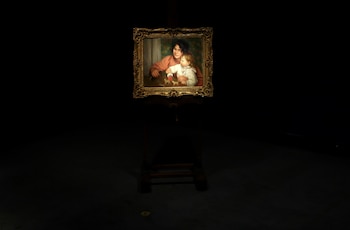 El lienzo, pintado entre 1890