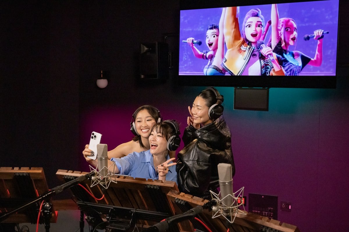 Aunque Ji-young Yoo, Arden Cho y May Hong le da voz a Zoey, Rumi y Mira, las canciones de “KPop Demon Hunters” son interpretadas por Ejae, Nuna y Rei Ami (Foto: Netflix)