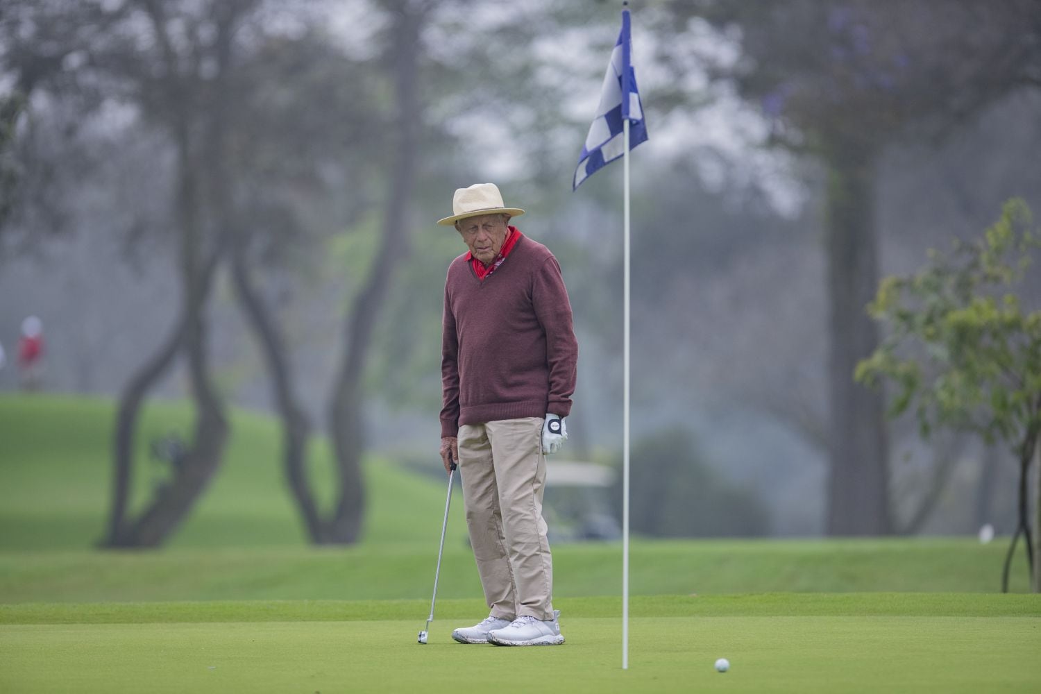 Don Enrique Goytizolo participará del 20 al 26 de octubre de 2025 en Río de Janeiro del 45º Sudamericano Senior de Golf. (Foto: Hugo Pérez / GEC)