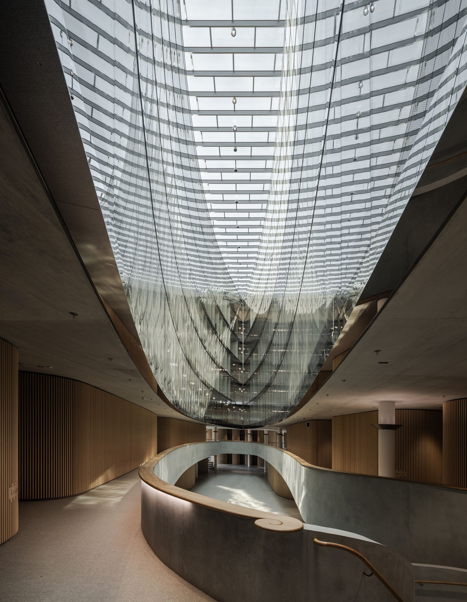 La oficina del futuro según Herzog  de Meuron un manifiesto de luz naturaleza y arquitectura