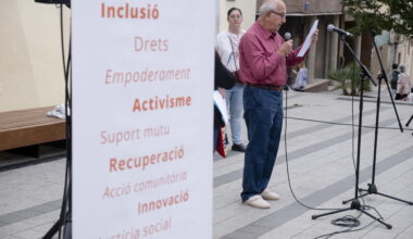 10 de octubre, lectura del manifiesto del Dia Mundial de la Salud Mental