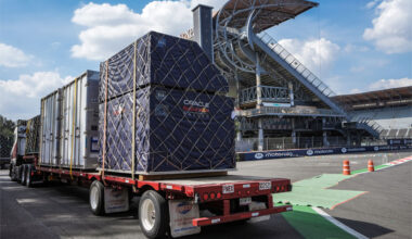 Llegan más de 50 toneladas de carga para la Fórmula 1