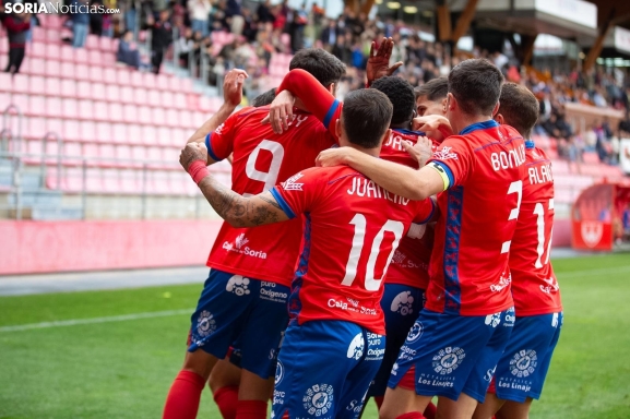 Numancia 3-1 Salamanca CF: Los sorianos recuperan las constantes vitales