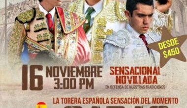 Triunfadora española Miriam Cabas toreará en Yuriria este 16 de noviembre.
