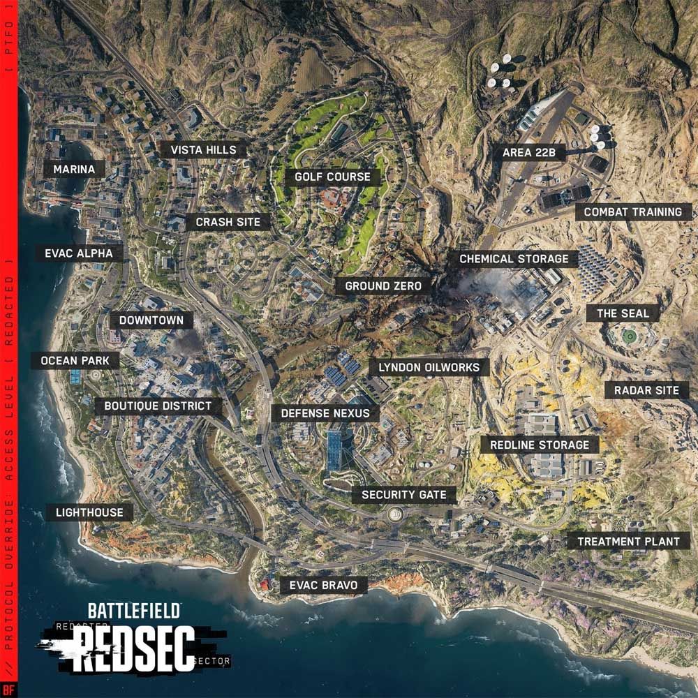 Mapa Battlefield RedSec