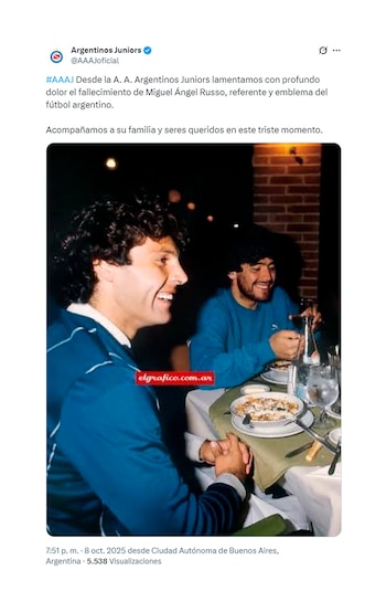 Lo que dijo Argentinos Juniors