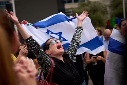 Celebraciones por el acuerdo de paz entre Israel y Hamás