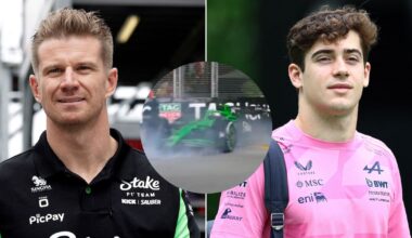 Hülkenberg aseguró que su trompo en el GP de Singapur fue por culpa de Colapinto: “Frenó 100 metros antes”