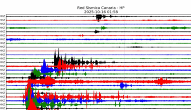 La red sísmica canaria vibra con la señal de un «visitante cósmico»